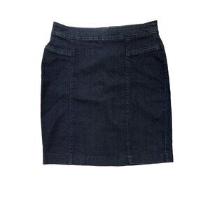 Ninety Women's Blue Medium Wash Denim Pencil Skirt